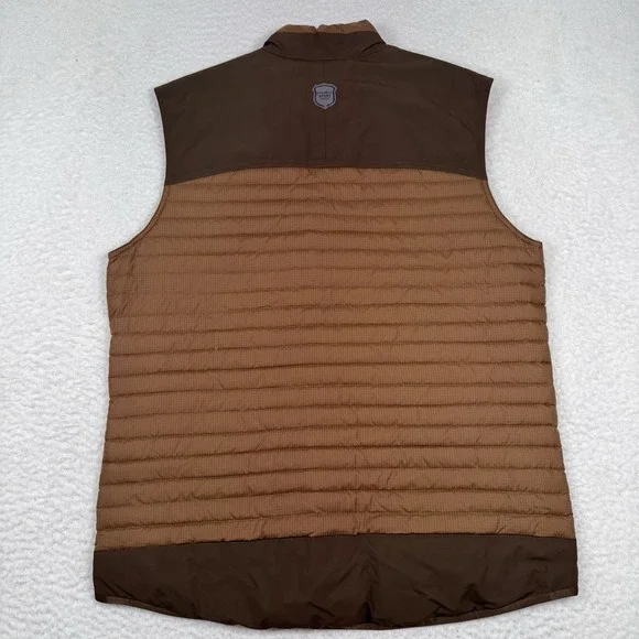 Eddie Bauer Sport Shop Vest Large TL Goose Down Quilted Full Zip Stormdown 700 - Picture 5 of 12